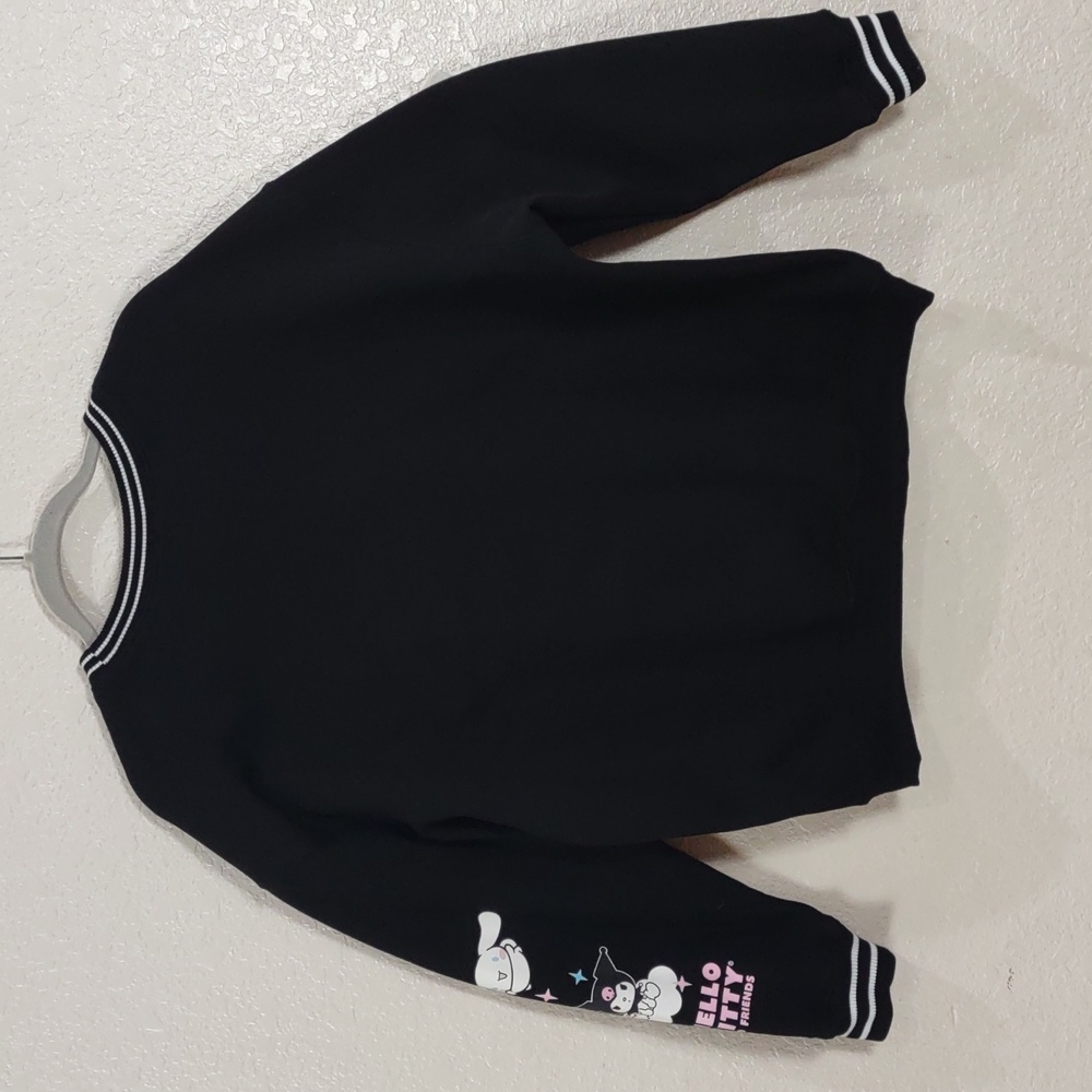 Hello Kitty And Friends By Sanrio Black Sweatshirt with Colorful Friends Design - Picture 8 of 17